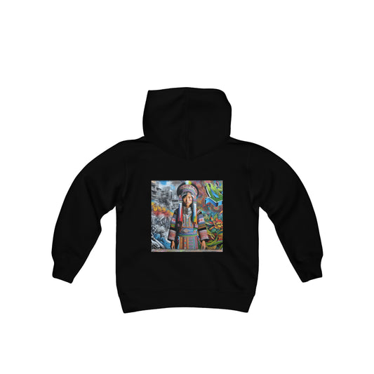 Youth Heavy Blend Hooded Sweatshirt Hip Hop Hmong Life