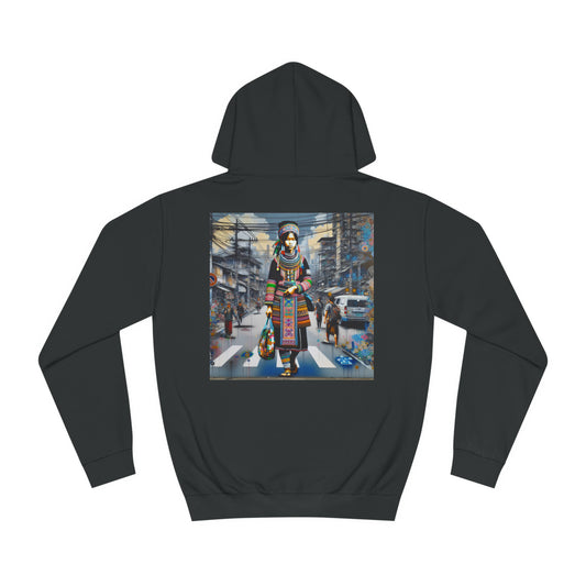 Unisex College Hoodie Hmong street shopper