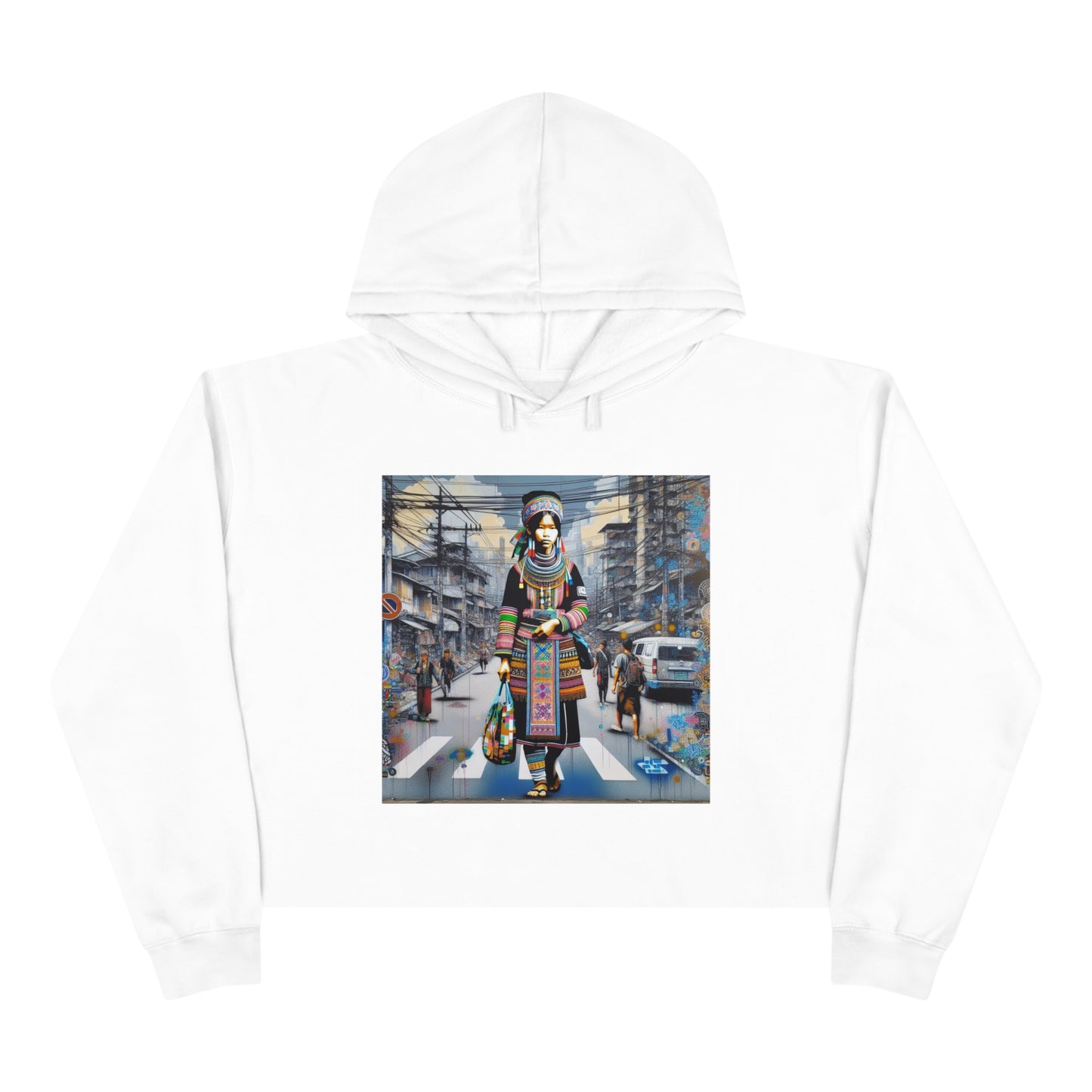 Crop Hoodie Hmong Street Shopper