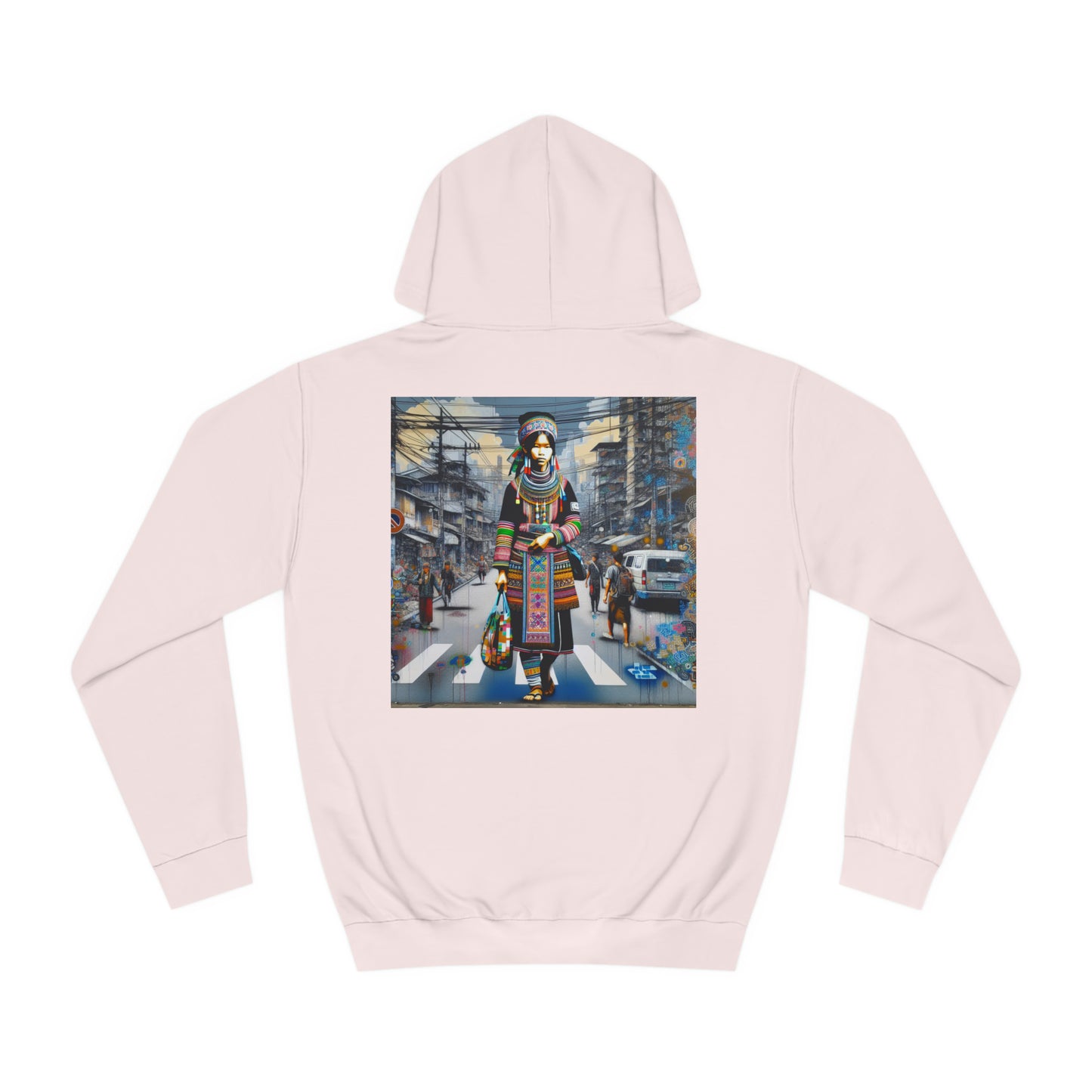 Unisex College Hoodie Hmong street shopper