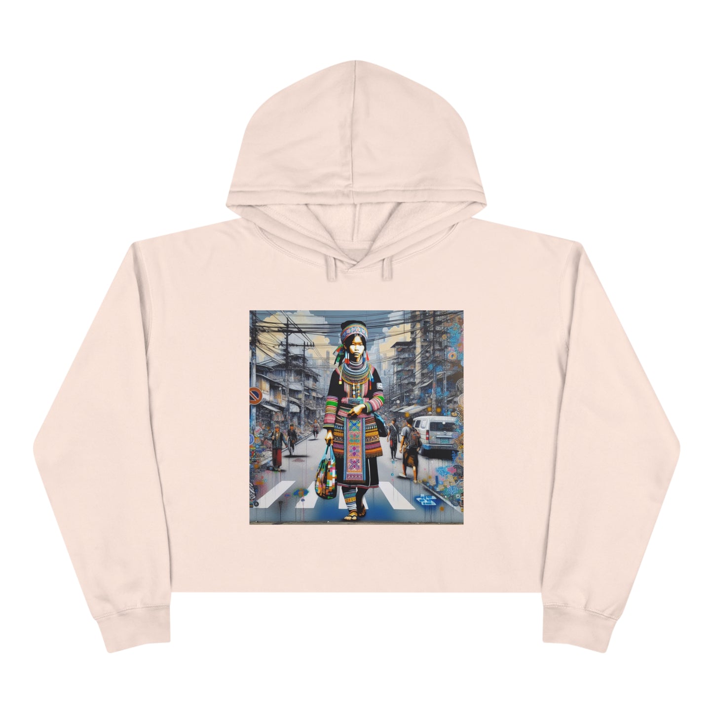 Crop Hoodie Hmong Street Shopper